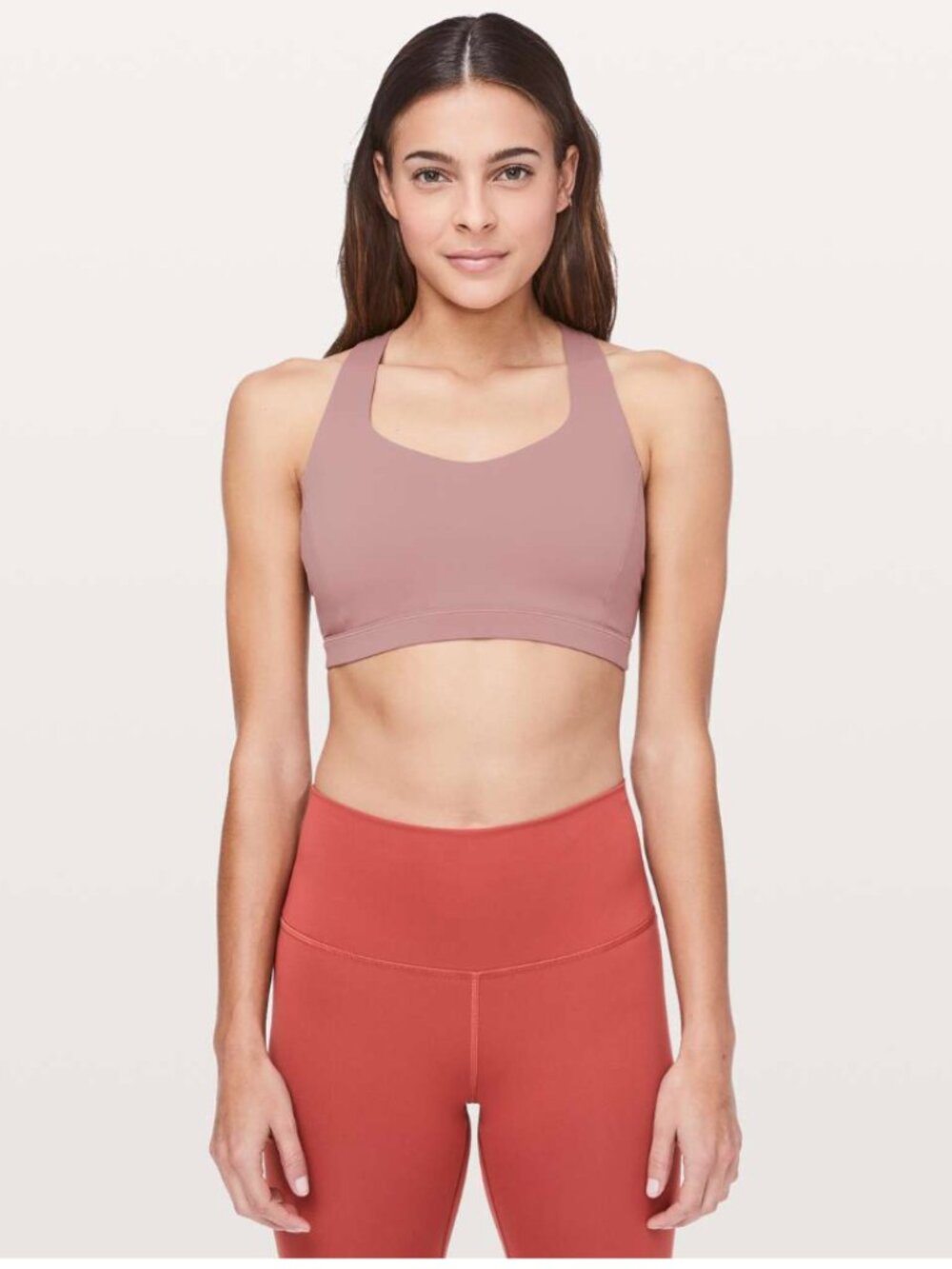 Lululemon Free to Be Serene Bra Size 10 Copper Coil